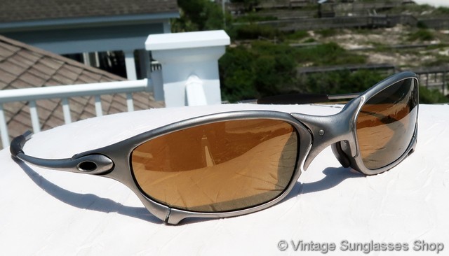 Oakley Juliet X Metal Titanium Gold Iridium Sunglasses